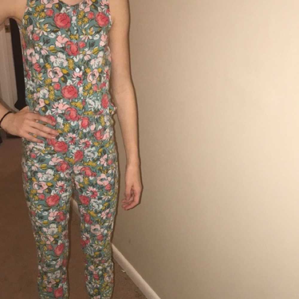 floral jumpsuit